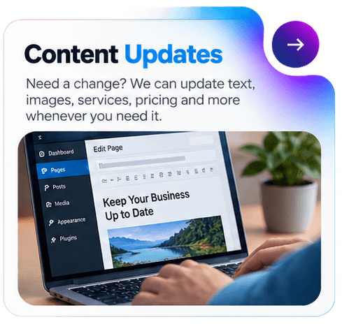content updatesTINY - DynoByte Web Design website design services