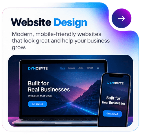 web designTINY - DynoByte Web Design website design services